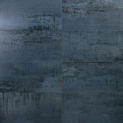 Tile Elegant Shop 18 Angela Harris Metallic Dark Blue 12 in. x 24 in. Matte Porcelain Floor and Wall Tile (15.49 Sq. Ft. / Case) by Ivy Hill Tile