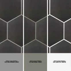 Langston Dark Gray 9.875 in. x 11.375 in. x 10mm Matte Porcelain Floor and Wall Tile (18 pieces / 10.76 sq. ft. / box) by Ivy Hill Tile 13 Langston Dark Gray 9.875 in. x 11.375 in. x 10mm Matte Porcelain Floor and Wall Tile (18 pieces / 10.76 sq. ft. / box) by Ivy Hill Tile -Tile Elegant Shop dark gray ivy hill tile porcelain tile ext3rd101075 1d 1000