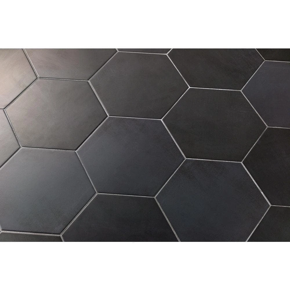 Langston Dark Gray 9.875 in. x 11.375 in. x 10mm Matte Porcelain Floor and Wall Tile (18 pieces / 10.76 sq. ft. / box) by Ivy Hill Tile 7 Langston Dark Gray 9.875 in. x 11.375 in. x 10mm Matte Porcelain Floor and Wall Tile (18 pieces / 10.76 sq. ft. / box) by Ivy Hill Tile - Image 5