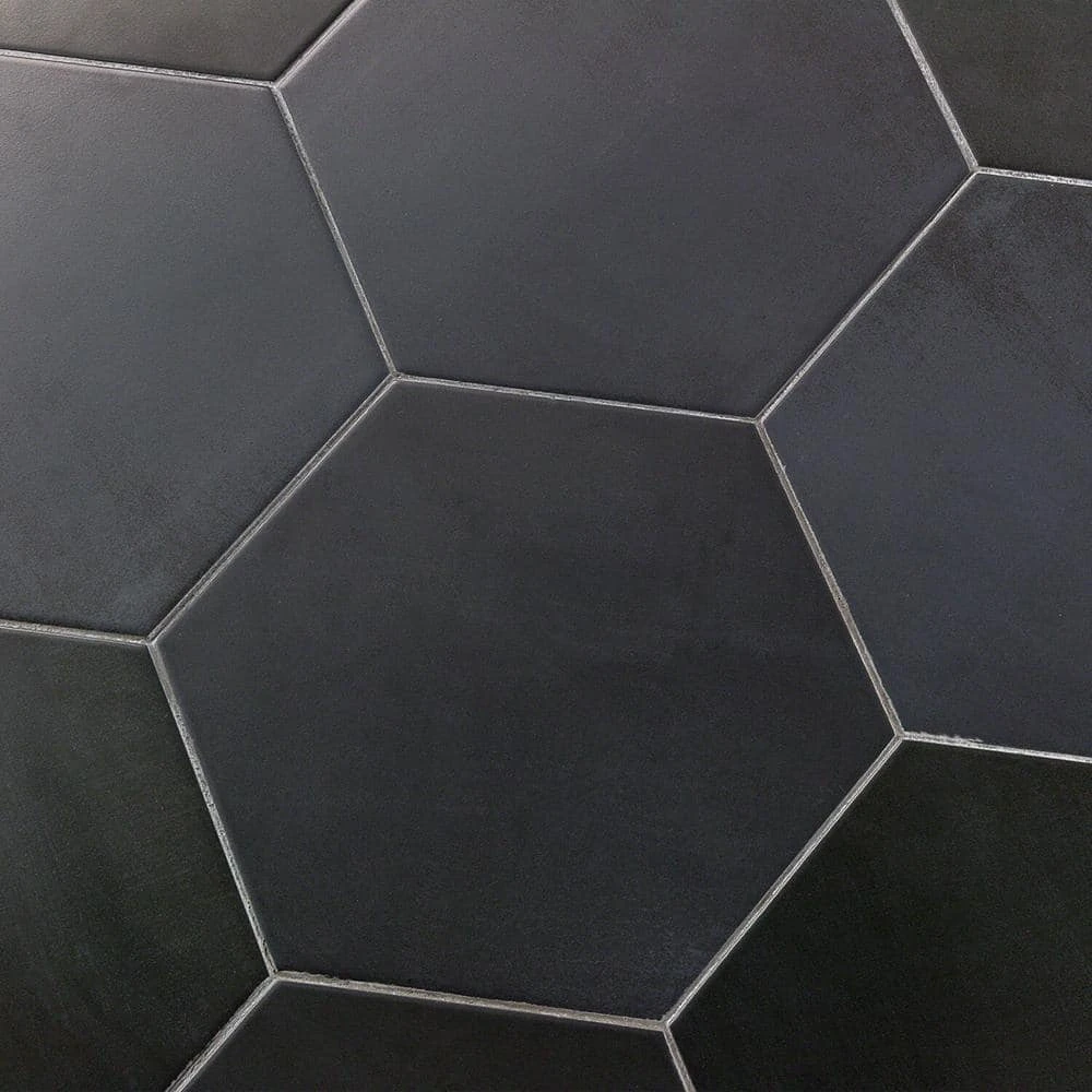 Langston Dark Gray 9.875 in. x 11.375 in. x 10mm Matte Porcelain Floor and Wall Tile (18 pieces / 10.76 sq. ft. / box) by Ivy Hill Tile 9 Langston Dark Gray 9.875 in. x 11.375 in. x 10mm Matte Porcelain Floor and Wall Tile (18 pieces / 10.76 sq. ft. / box) by Ivy Hill Tile - Image 7