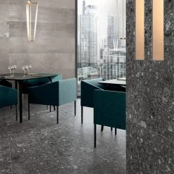 Rizzo Dark Gray 24 in. x 24 in. x 9mm Semi Polished Porcelain Floor and Wall Tile (3 pieces / 11.62 sq. ft. / box) by Ivy Hill Tile 11 Rizzo Dark Gray 24 in. x 24 in. x 9mm Semi Polished Porcelain Floor and Wall Tile (3 pieces / 11.62 sq. ft. / box) by Ivy Hill Tile -Tile Elegant Shop dark gray ivy hill tile porcelain tile ext3rd101250 1d 1000