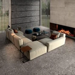 Rizzo Dark Gray 24 in. x 24 in. x 9mm Semi Polished Porcelain Floor and Wall Tile (3 pieces / 11.62 sq. ft. / box) by Ivy Hill Tile 10 Rizzo Dark Gray 24 in. x 24 in. x 9mm Semi Polished Porcelain Floor and Wall Tile (3 pieces / 11.62 sq. ft. / box) by Ivy Hill Tile -Tile Elegant Shop dark gray ivy hill tile porcelain tile ext3rd101250 a0 1000