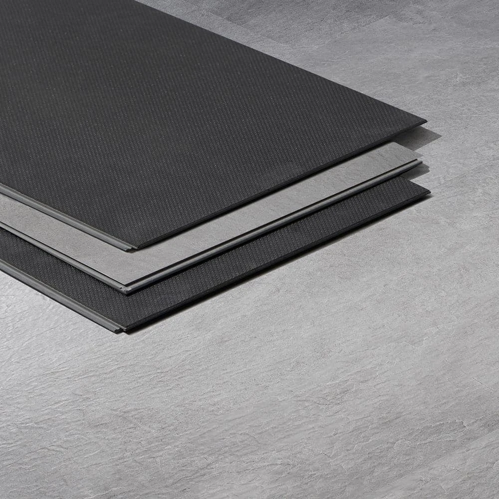 Slate Dark Gray 12 in. x 24 in. Waterproof Rigid Core Click-Lock Luxury Vinyl Tile Flooring (28.04 sq. ft. / case) by Ivy Hill Tile 6 Slate Dark Gray 12 in. x 24 in. Waterproof Rigid Core Click-Lock Luxury Vinyl Tile Flooring (28.04 sq. ft. / case) by Ivy Hill Tile - Image 4