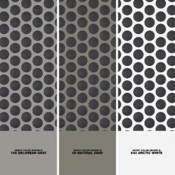 Shadow Mountain Gray 11.375 in. x 12.25 in. Penny Round Matte Porcelain Wall and Floor Mosaic Tile (0.967 sq. ft./Each) by Jeffrey Court -Tile Elegant Shop dark gray jeffrey court mosaic tile 97934 1d 1000