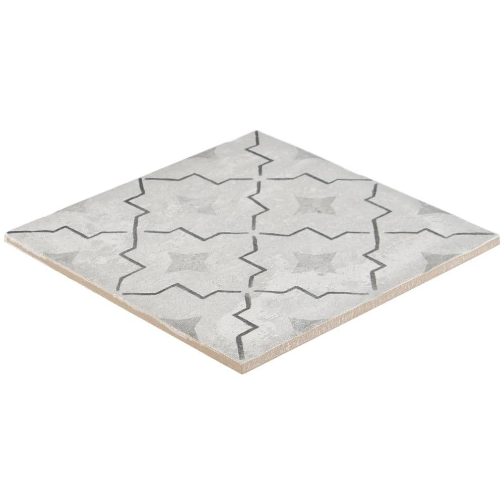 Patras Deco Como 7.87 in. x 7.87 in. Matte Porcelain Floor and Wall Tile (10.76 sq. ft./Case) by Ivy Hill Tile 7 Patras Deco Como 7.87 in. x 7.87 in. Matte Porcelain Floor and Wall Tile (10.76 sq. ft./Case) by Ivy Hill Tile - Image 5