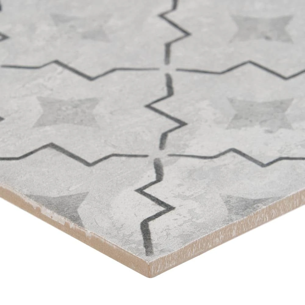 Patras Deco Como 7.87 in. x 7.87 in. Matte Porcelain Floor and Wall Tile (10.76 sq. ft./Case) by Ivy Hill Tile 8 Patras Deco Como 7.87 in. x 7.87 in. Matte Porcelain Floor and Wall Tile (10.76 sq. ft./Case) by Ivy Hill Tile - Image 6