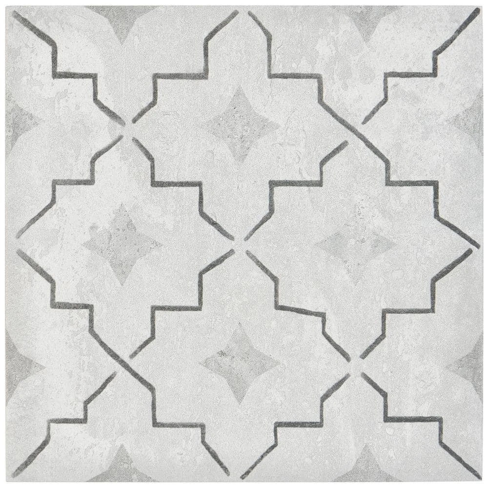 Patras Deco Como 7.87 in. x 7.87 in. Matte Porcelain Floor and Wall Tile (10.76 sq. ft./Case) by Ivy Hill Tile 6 Patras Deco Como 7.87 in. x 7.87 in. Matte Porcelain Floor and Wall Tile (10.76 sq. ft./Case) by Ivy Hill Tile - Image 4