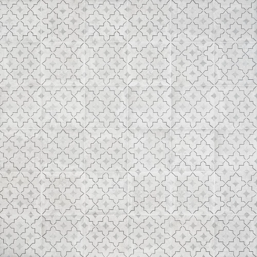 Patras Deco Como 7.87 in. x 7.87 in. Matte Porcelain Floor and Wall Tile (10.76 sq. ft./Case) by Ivy Hill Tile 3 Patras Deco Como 7.87 in. x 7.87 in. Matte Porcelain Floor and Wall Tile (10.76 sq. ft./Case) by Ivy Hill Tile