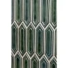Delphi Hexagon Deep Emerald 9.5 in. x 15.5 in. Glazed Ceramic Mosaic Tile (1.02 sq. ft./Sheet) by Ivy Hill Tile -Tile Elegant Shop deep emerald ivy hill tile ceramic tile ext3rd105787 64 1000