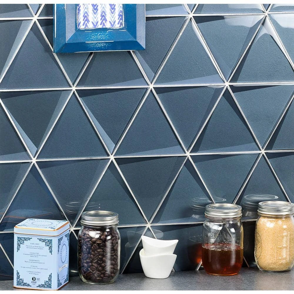 Wister Dusk 5.19 in. x 12.06 in. 12mm Polishded Glass Mosaic Wall Tile (0.43 sq. ft. per Sheet) by Ivy Hill Tile 4 Wister Dusk 5.19 in. x 12.06 in. 12mm Polishded Glass Mosaic Wall Tile (0.43 sq. ft. per Sheet) by Ivy Hill Tile - Image 2