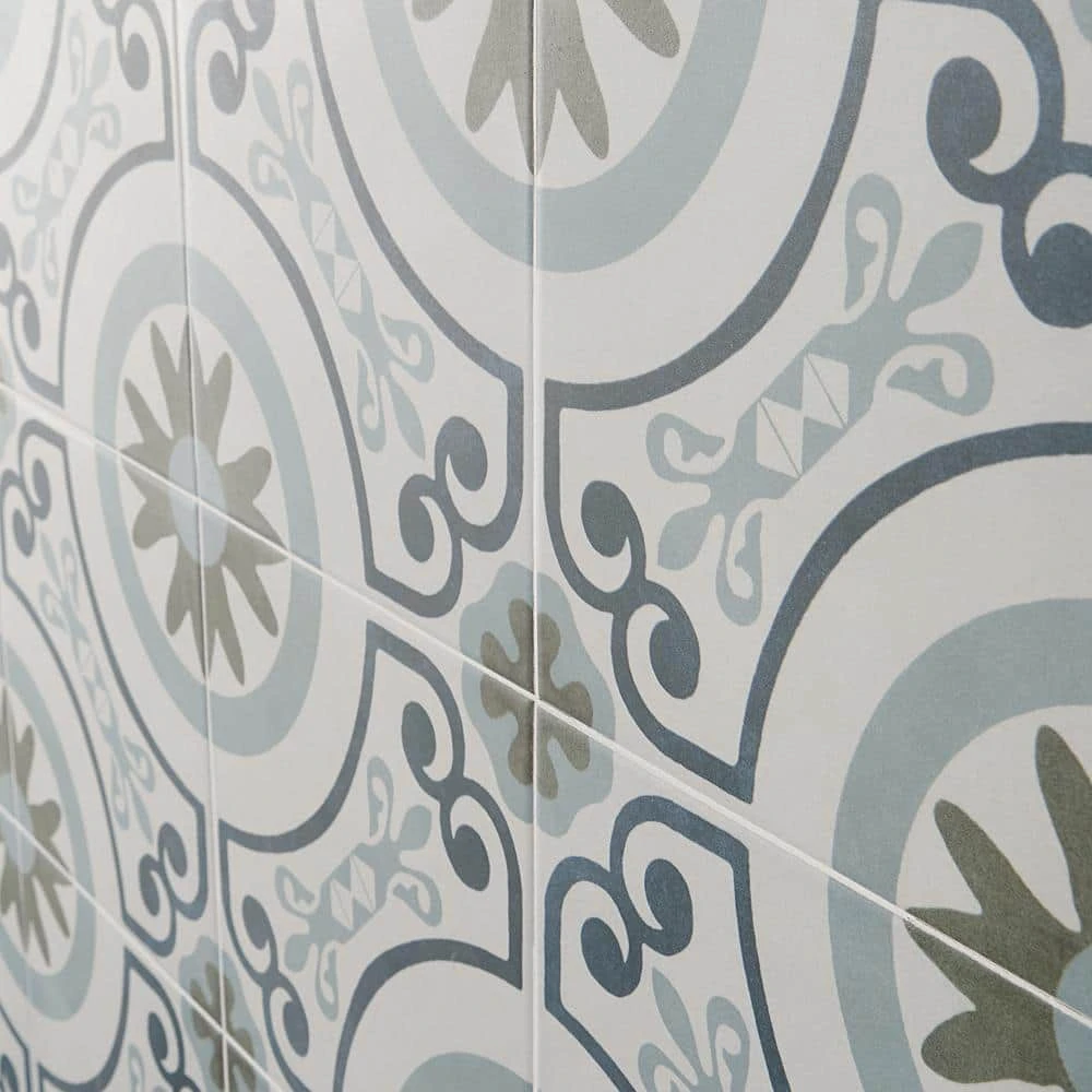 Aster Garden Square 9 in. x 9 in. Matte Porcelain Floor and Wall Tile (10.65 sq. ft. / case) by Ivy Hill Tile 8 Aster Garden Square 9 in. x 9 in. Matte Porcelain Floor and Wall Tile (10.65 sq. ft. / case) by Ivy Hill Tile - Image 6