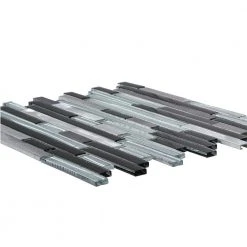 Binary Code Gray and Blue 11.625 in. x 11.625 in. Interlocking Glass and Metal Mosaic Tile (14.22 sq. ft./Case) by Jeffrey Court 8 Binary Code Gray and Blue 11.625 in. x 11.625 in. Interlocking Glass and Metal Mosaic Tile (14.22 sq. ft./Case) by Jeffrey Court -Tile Elegant Shop gray blue jeffrey court glass tile 99000 40 1000