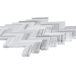 Zebra Plains Gray 12.875 in x 11.125 in. Herringbone Polished Marble Wall and Floor Mosaic Tile (9.947 sq. ft./Case) by Jeffrey Court 10 Zebra Plains Gray 12.875 in x 11.125 in. Herringbone Polished Marble Wall and Floor Mosaic Tile (9.947 sq. ft./Case) by Jeffrey Court -Tile Elegant Shop gray grey jeffrey court marble tile 99287 40 1000