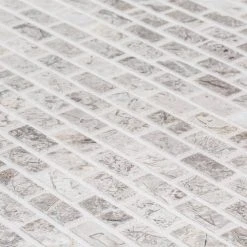 Stormy Knight Grey 12 in. x 12 in. Interlocking Polished Marble Stone Mosaic Tile (10 sq. ft./Case) by Jeffrey Court 11 Stormy Knight Grey 12 in. x 12 in. Interlocking Polished Marble Stone Mosaic Tile (10 sq. ft./Case) by Jeffrey Court -Tile Elegant Shop gray grey jeffrey court marble tile 99381 1d 1000