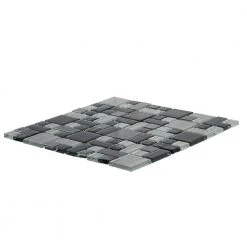 Satin Sapphire Gray 11.875 in. x 11.875 in. Square Mixed Glass and Metal Mosaic Tile (9.79 sq. ft./Case) by Jeffrey Court 9 Satin Sapphire Gray 11.875 in. x 11.875 in. Square Mixed Glass and Metal Mosaic Tile (9.79 sq. ft./Case) by Jeffrey Court -Tile Elegant Shop gray grey jeffrey court marble tile 99568 40 1000