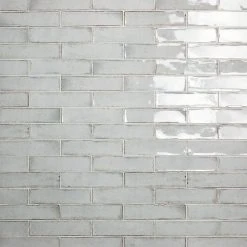 Moze Gray 3 in. x 12 in. 9 mm Ceramic Wall Tile (22-Piece) (5.38 sq. ft./ Box) by Ivy Hill Tile