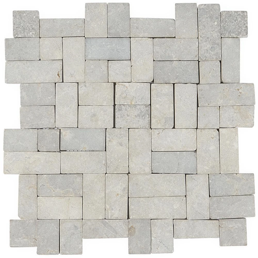 Countryside Interlocking 11.81 in. x 11.81 in. Gray Floor and Wall Mosaic (0.97 sq. ft. / sheet) by Ivy Hill Tile 8 Countryside Interlocking 11.81 in. x 11.81 in. Gray Floor and Wall Mosaic (0.97 sq. ft. / sheet) by Ivy Hill Tile - Image 6