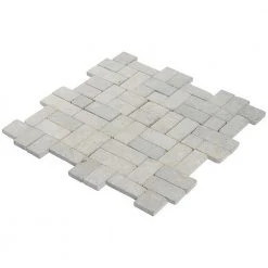 Countryside Interlocking 11.81 in. x 11.81 in. Gray Floor and Wall Mosaic (0.97 sq. ft. / sheet) by Ivy Hill Tile 16 Countryside Interlocking 11.81 in. x 11.81 in. Gray Floor and Wall Mosaic (0.97 sq. ft. / sheet) by Ivy Hill Tile -Tile Elegant Shop gray ivy hill tile mosaic tile ext3rd105046 fa 1000