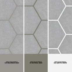 Sanskrit Gray Hex 8.86 in. x 10.20 in. Matte Porcelain Floor and Wall Tile (9.47 sq. ft./Case) by Ivy Hill Tile 13 Sanskrit Gray Hex 8.86 in. x 10.20 in. Matte Porcelain Floor and Wall Tile (9.47 sq. ft./Case) by Ivy Hill Tile -Tile Elegant Shop gray ivy hill tile porcelain tile ext3rd105718 1d 1000