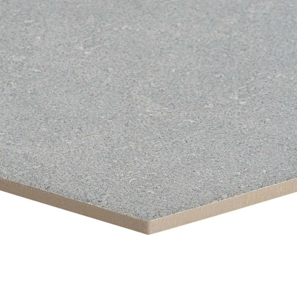 Sanskrit Gray Hex 8.86 in. x 10.20 in. Matte Porcelain Floor and Wall Tile (9.47 sq. ft./Case) by Ivy Hill Tile 8 Sanskrit Gray Hex 8.86 in. x 10.20 in. Matte Porcelain Floor and Wall Tile (9.47 sq. ft./Case) by Ivy Hill Tile - Image 6