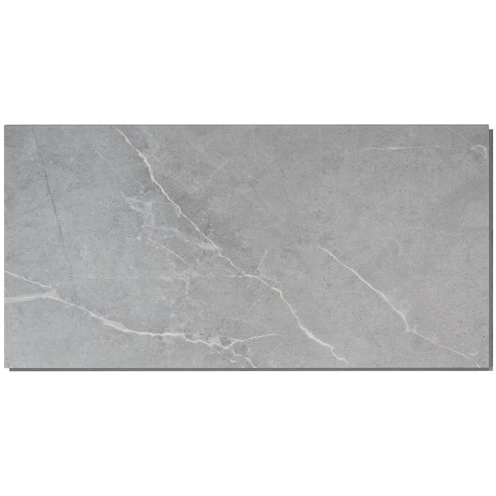 Cippia Marble Gray 12 in. x 24 in. Waterproof Rigid Core Click-Lock Luxury Vinyl Tile Flooring (28.04 sq. ft. / case) by Ivy Hill Tile 5 Cippia Marble Gray 12 in. x 24 in. Waterproof Rigid Core Click-Lock Luxury Vinyl Tile Flooring (28.04 sq. ft. / case) by Ivy Hill Tile - Image 3