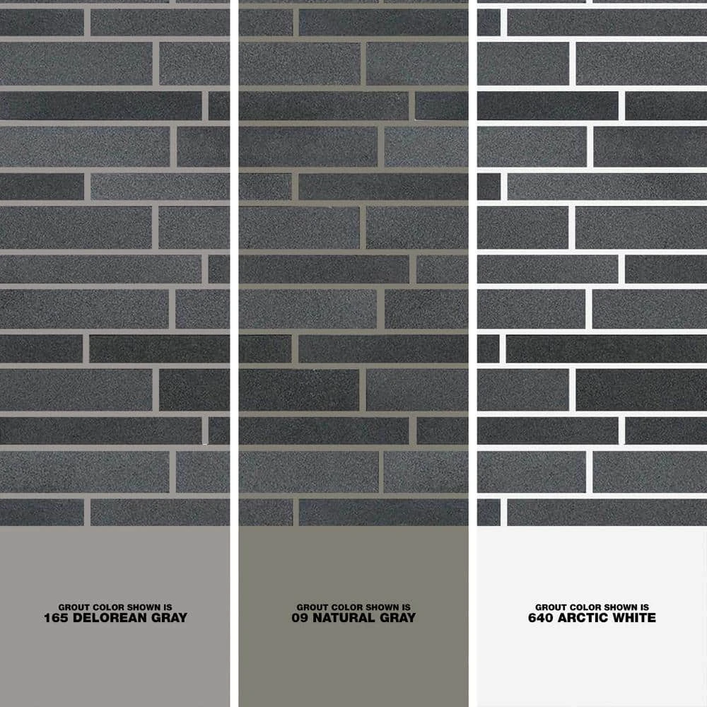 Tarmac Gray 10 in. x 12.in. Interlocking Honed Basalt Mosaic Tile (0.833 sq. ft./Each) by Jeffrey Court 7 Tarmac Gray 10 in. x 12.in. Interlocking Honed Basalt Mosaic Tile (0.833 sq. ft./Each) by Jeffrey Court - Image 5