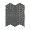 Riverfall Grey 10.75 in. x 11.875 in. Chevron Honed Basalt Wall and Floor Mosaic Tile (8.86 sq. ft./Case) by Jeffrey Court 2 Riverfall Grey 10.75 in. x 11.875 in. Chevron Honed Basalt Wall and Floor Mosaic Tile (8.86 sq. ft./Case) by Jeffrey Court -Tile Elegant Shop gray jeffrey court basalt tile 96774 64 1000