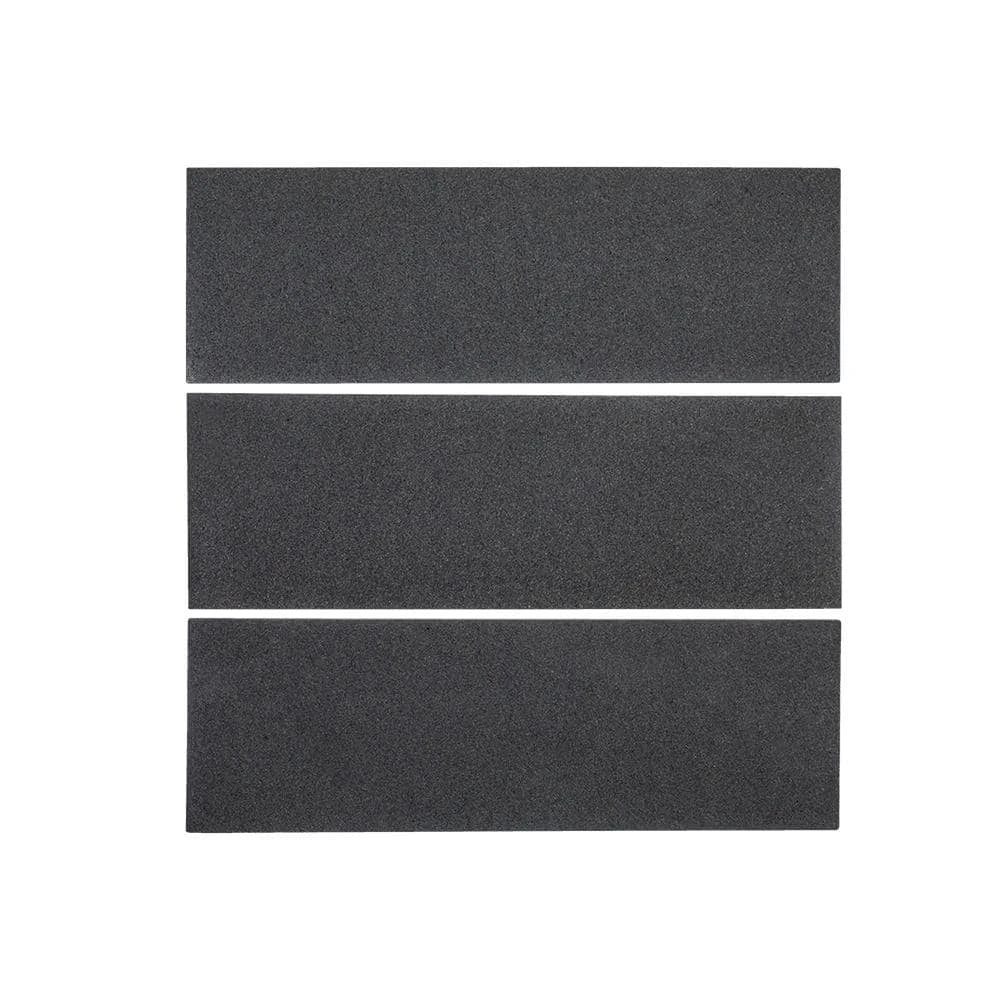Basalt Gray 4 in. x 12 in. Honed Basalt Wall and Floor Tile (1 sq. ft./Pack) by Jeffrey Court 3 Basalt Gray 4 in. x 12 in. Honed Basalt Wall and Floor Tile (1 sq. ft./Pack) by Jeffrey Court