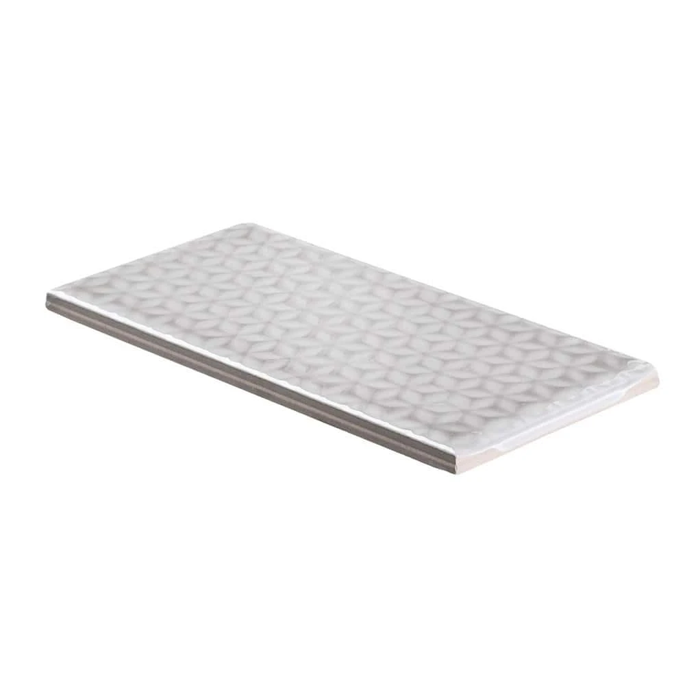 Weathered Waltz Gray 3 in. x 6 in. Glossy Textured Ceramic Wall Tile (12.43 sq. ft. / Case) by Jeffrey Court 5 Weathered Waltz Gray 3 in. x 6 in. Glossy Textured Ceramic Wall Tile (12.43 sq. ft. / Case) by Jeffrey Court - Image 3