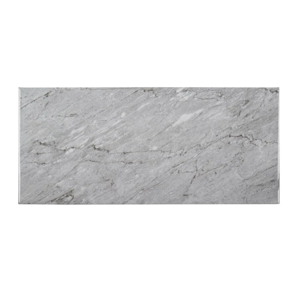 Mountain Storm Gray 9.75 in. x 21.625 in. Glossy Ceramic Wall Tile (14.80 sq. ft./Case) by Jeffrey Court 3 Mountain Storm Gray 9.75 in. x 21.625 in. Glossy Ceramic Wall Tile (14.80 sq. ft./Case) by Jeffrey Court