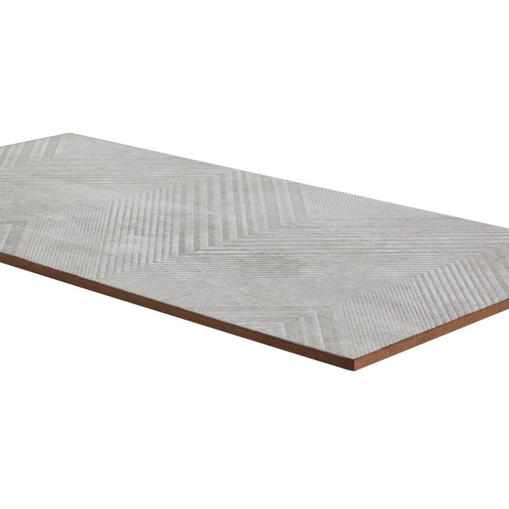 Vibes Gray 12 in. x 24 in. Subway Glossy Ceramic Wall Tile (11.625 sq. ft./Case) by Jeffrey Court 5 Vibes Gray 12 in. x 24 in. Subway Glossy Ceramic Wall Tile (11.625 sq. ft./Case) by Jeffrey Court - Image 3