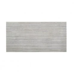 Rhythmic Gray 12 in. x 24 in. Subway Glossy Ceramic Wall Tile (11.625 sq. ft./Case) by Jeffrey Court