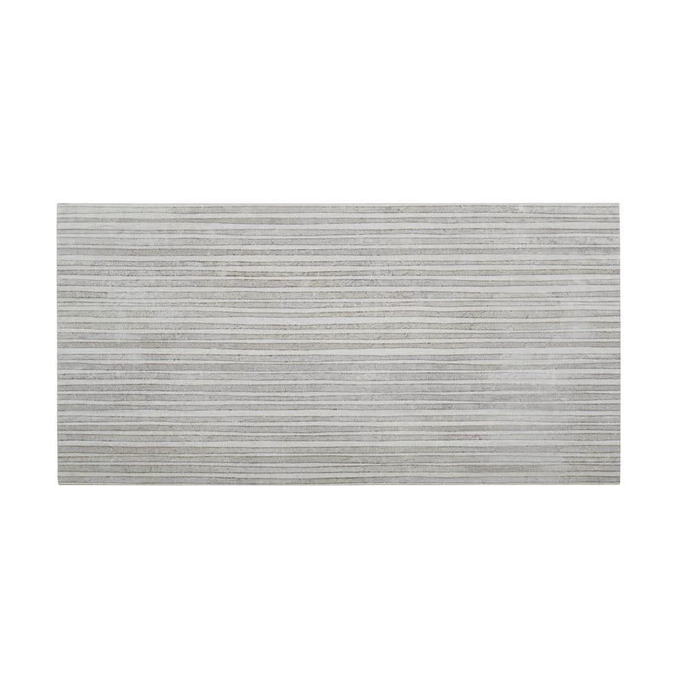 Rhythmic Gray 12 in. x 24 in. Subway Glossy Ceramic Wall Tile (11.625 sq. ft./Case) by Jeffrey Court 3 Rhythmic Gray 12 in. x 24 in. Subway Glossy Ceramic Wall Tile (11.625 sq. ft./Case) by Jeffrey Court