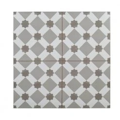 Organza Loom Gray 18 in. x 18 in. Square Matte Ceramic Wall Tile (10.76 sq. ft./Case) by Jeffrey Court