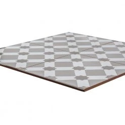 Organza Loom Gray 18 in. x 18 in. Square Matte Ceramic Wall Tile (10.76 sq. ft./Case) by Jeffrey Court 7 Organza Loom Gray 18 in. x 18 in. Square Matte Ceramic Wall Tile (10.76 sq. ft./Case) by Jeffrey Court -Tile Elegant Shop gray jeffrey court ceramic tile 97832 a0 1000