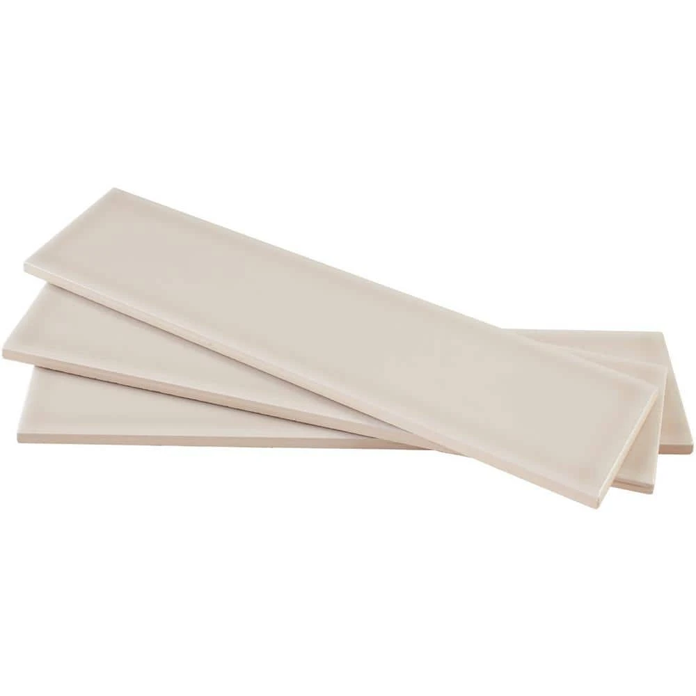 Weather Grey 3 in. x 12 in. Glossy Ceramic Wall Tile (16.5 sq. ft./Case) by Jeffrey Court 9 Weather Grey 3 in. x 12 in. Glossy Ceramic Wall Tile (16.5 sq. ft./Case) by Jeffrey Court - Image 7