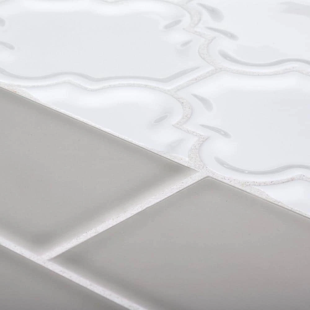 Weather Grey 3 in. x 12 in. Glossy Ceramic Wall Tile (16.5 sq. ft./Case) by Jeffrey Court 6 Weather Grey 3 in. x 12 in. Glossy Ceramic Wall Tile (16.5 sq. ft./Case) by Jeffrey Court - Image 4