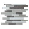 Forest Folly Gray 11.625 in. x 11.5 in. Interlocking Glass Mosaic Tile (13.92 sq. ft./Case) by Jeffrey Court 1 Forest Folly Gray 11.625 in. x 11.5 in. Interlocking Glass Mosaic Tile (13.92 sq. ft./Case) by Jeffrey Court -Tile Elegant Shop gray jeffrey court glass tile 95685 64 1000 1