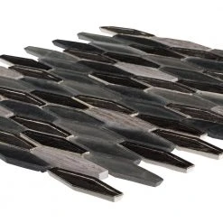 Jasper Gray 11.625 in. x 11.625 in. Hexagon Mixed Glass Mosaic Tile (14.07 sq. ft./Case) by Jeffrey Court 9 Jasper Gray 11.625 in. x 11.625 in. Hexagon Mixed Glass Mosaic Tile (14.07 sq. ft./Case) by Jeffrey Court -Tile Elegant Shop gray jeffrey court glass tile 99395 40 1000