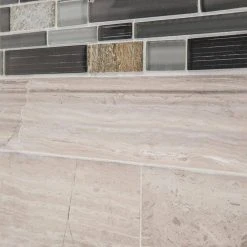 Stone Grey 4 in. x 12 in. Honed Limestone Wall Tile (10 sq. ft./Case) by Jeffrey Court -Tile Elegant Shop gray jeffrey court limestone tile 99629 a0 1000