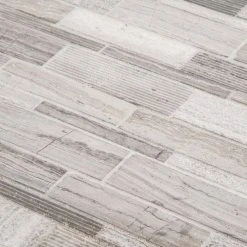 Tranquil Stone Gray 10.5 in. x 10.75 in. Interlocking Mixed Limestone Mosaic Tile (7.838 sq. ft./Case) by Jeffrey Court 11 Tranquil Stone Gray 10.5 in. x 10.75 in. Interlocking Mixed Limestone Mosaic Tile (7.838 sq. ft./Case) by Jeffrey Court -Tile Elegant Shop gray jeffrey court limestone tile 99778 1d 1000
