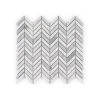 Jetwing White/Grey 10.75 in. x 11.875 in. Chevron Polished White/Grey Marble Wall/Floor Mosaic Tile (8.86 sq. ft./Case) by Jeffrey Court 1 Jetwing White/Grey 10.75 in. x 11.875 in. Chevron Polished White/Grey Marble Wall/Floor Mosaic Tile (8.86 sq. ft./Case) by Jeffrey Court -Tile Elegant Shop gray jeffrey court marble tile 13071 64 1000