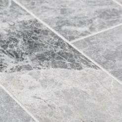 Tundra Grey 3 in. x 12 in. Polished Marble Floor and Wall Tile (5 sq. ft. /Case) by Jeffrey Court 12 Tundra Grey 3 in. x 12 in. Polished Marble Floor and Wall Tile (5 sq. ft. /Case) by Jeffrey Court -Tile Elegant Shop gray jeffrey court marble tile 96006 1d 1000