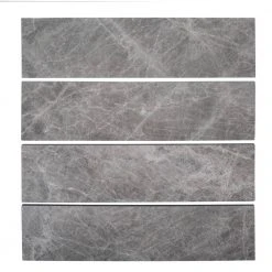 Tundra Grey 3 in. x 12 in. Polished Marble Floor and Wall Tile (5 sq. ft. /Case) by Jeffrey Court 13 Tundra Grey 3 in. x 12 in. Polished Marble Floor and Wall Tile (5 sq. ft. /Case) by Jeffrey Court -Tile Elegant Shop gray jeffrey court marble tile 96006 c3 1000