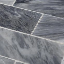Bardiglio Gray 3 in. x 6 in. Polished Marble Wall and Floor Tile (10 sq. ft./Case) by Jeffrey Court 9 Bardiglio Gray 3 in. x 6 in. Polished Marble Wall and Floor Tile (10 sq. ft./Case) by Jeffrey Court -Tile Elegant Shop gray jeffrey court marble tile 96789 1d 1000
