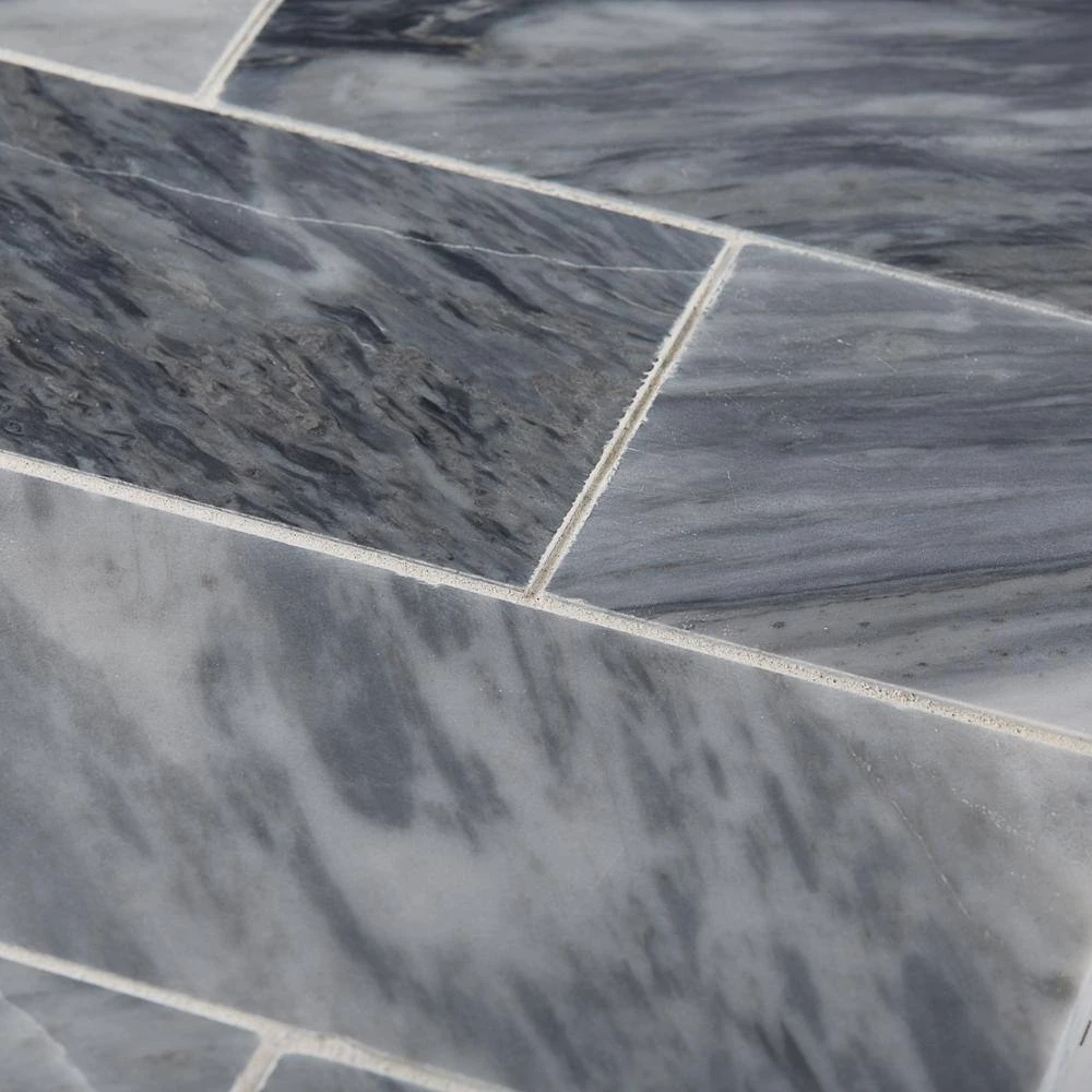 Bardiglio Gray 3 in. x 6 in. Polished Marble Wall and Floor Tile (10 sq. ft./Case) by Jeffrey Court 6 Bardiglio Gray 3 in. x 6 in. Polished Marble Wall and Floor Tile (10 sq. ft./Case) by Jeffrey Court - Image 4