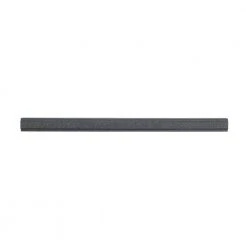 Tile Elegant Shop 34 Basalt Gray 0.75 in. x 12 in. Honed Basalt Wall Pencil Tile (1 Linear Foot) by Jeffrey Court