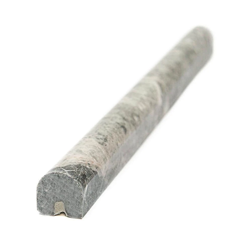 Tundra Grey .75 in. x 11.875 in. Marble Wall Pencil Tile (1 Linear Foot) by Jeffrey Court 5 Tundra Grey .75 in. x 11.875 in. Marble Wall Pencil Tile (1 Linear Foot) by Jeffrey Court - Image 3