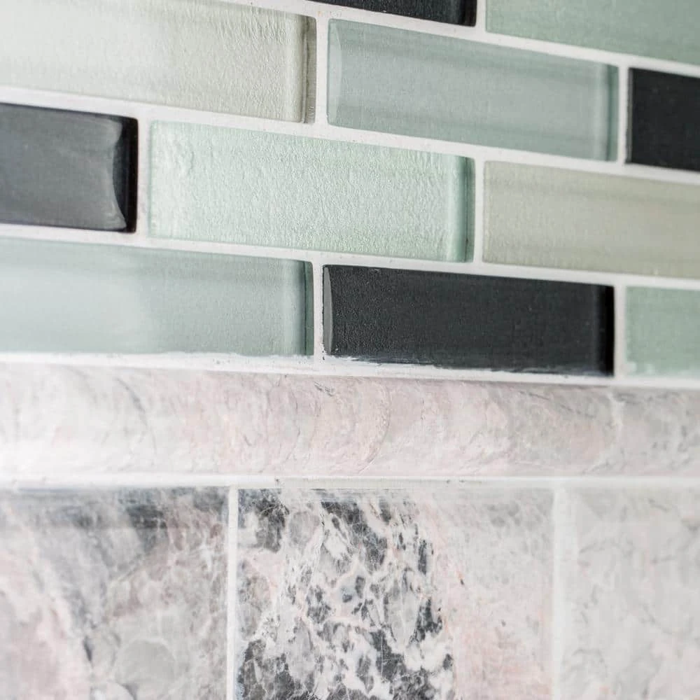 Tundra Grey .75 in. x 11.875 in. Marble Wall Pencil Tile (1 Linear Foot) by Jeffrey Court 4 Tundra Grey .75 in. x 11.875 in. Marble Wall Pencil Tile (1 Linear Foot) by Jeffrey Court - Image 2