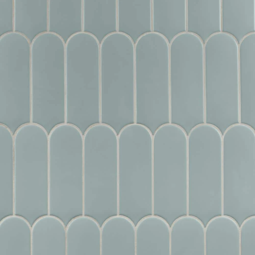 Aerial Green 2.83 in. x 7.67 in. Matte Ceramic Wall Tile (5.15 sq. ft./Case) by Ivy Hill Tile 6 Aerial Green 2.83 in. x 7.67 in. Matte Ceramic Wall Tile (5.15 sq. ft./Case) by Ivy Hill Tile - Image 4